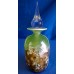 MARTIN ANDREWS ART GLASS PERFUME BOTTLE – MOSS DESIGN – FLAT OVAL 150ml 